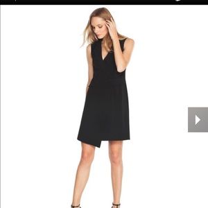 White House Black Market Surplice Tux Dress