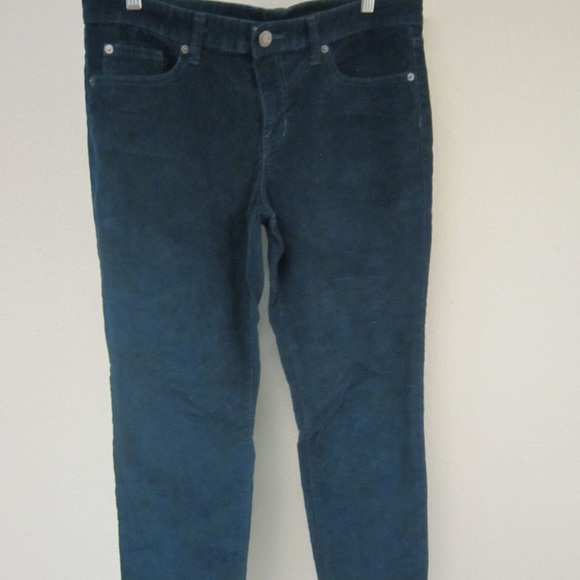 Teal corduroy pants