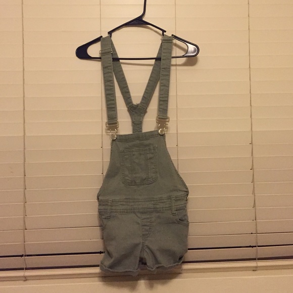 Olive green overalls