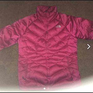 Pink north face