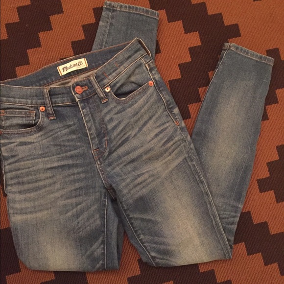 Madewell 9" high riser skinny jeans size 25 💙