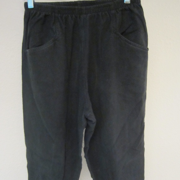 Black cotton pants