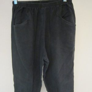 Black cotton pants