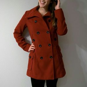 Red Peacoat