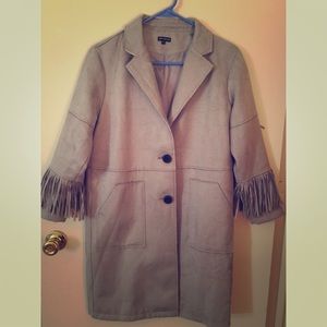 Grey Jacket with tassels