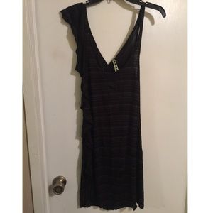 FREE PEOPLE Little black dress with gold detail!