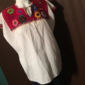 Embroidered top