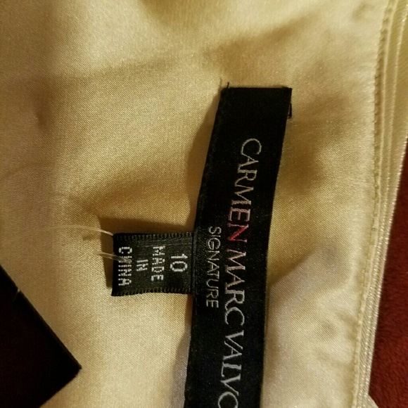 Carmen Marc Valvo cocktail dress - Picture 3 of 4