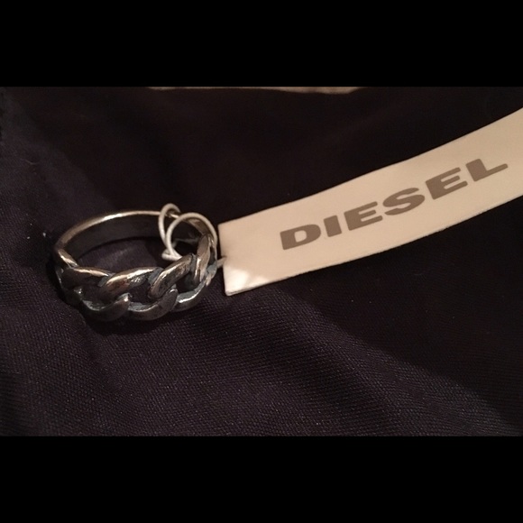 NWT distressed Diesel Ring size 6.5
