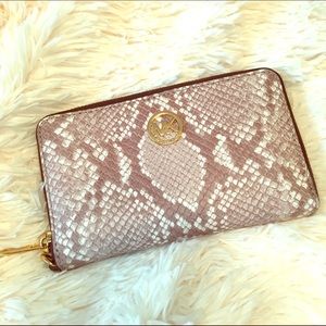 Michael Kors snakeskin wallet