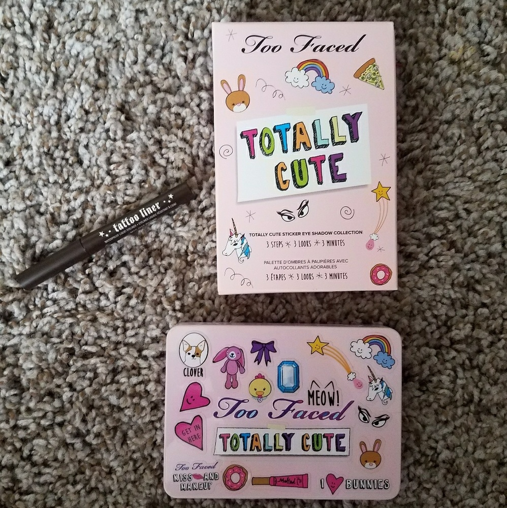 New too faced palette and kat von d eyeliner