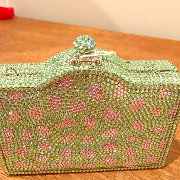 Swarovski crystal covered evening purse