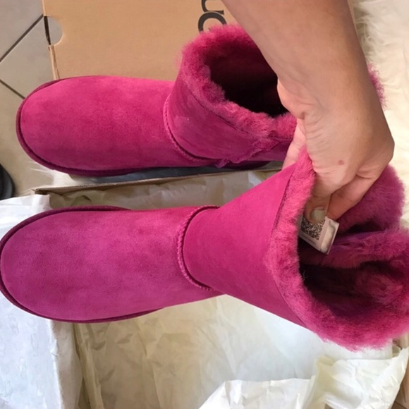 UGG Brigette double Bow limited edition boot sz 10 - Picture 3 of 4