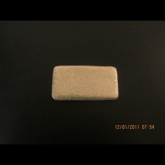 Gold sparkly wallet