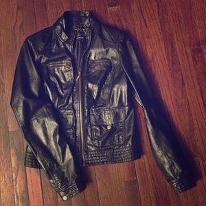 Leather jacket