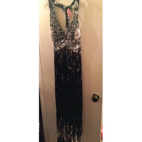 Beautiful new dress silver and black 3x