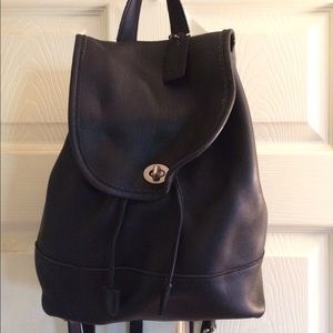 Black Coach backpack