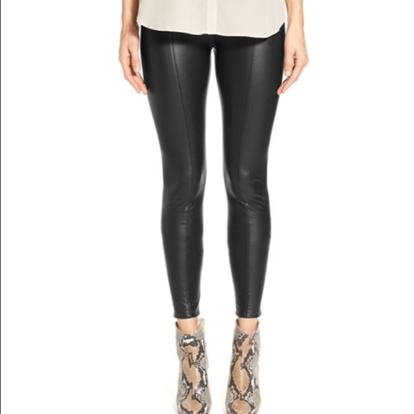 Topshop Pants - Topshop High Waisted Vegan Leather Leggings!