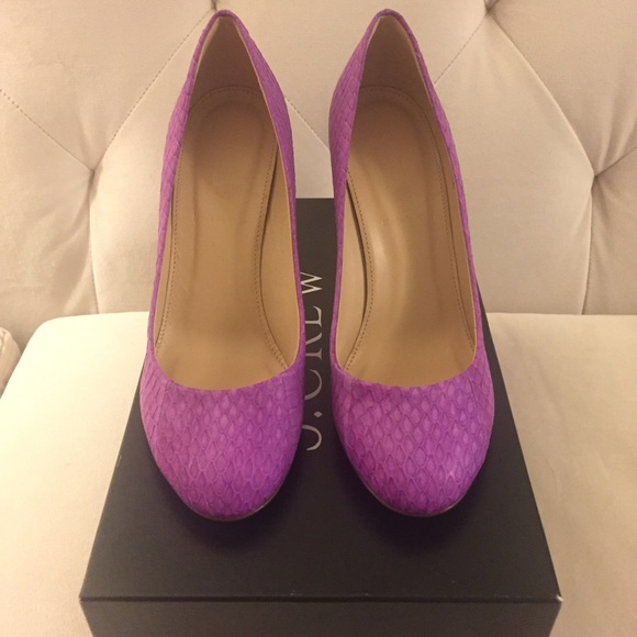 🚨SOLD🚨 NWT JCREW COLLECTION Etta Snakeskin Pumps - Picture 2 of 4