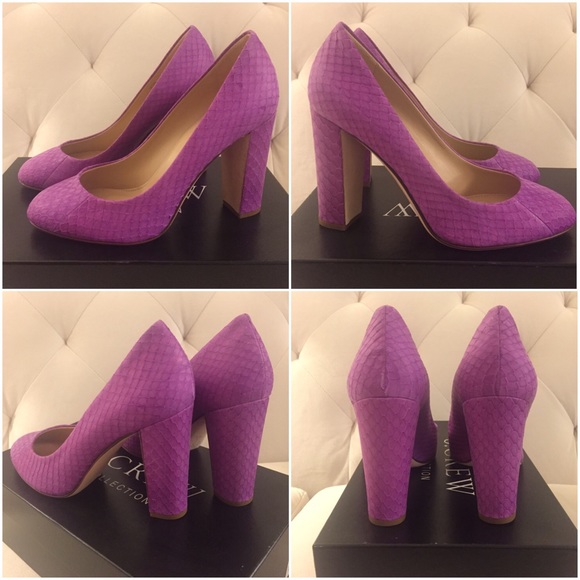 🚨SOLD🚨 NWT JCREW COLLECTION Etta Snakeskin Pumps - Picture 3 of 4