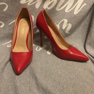 Patent Red Pumps size 6.5