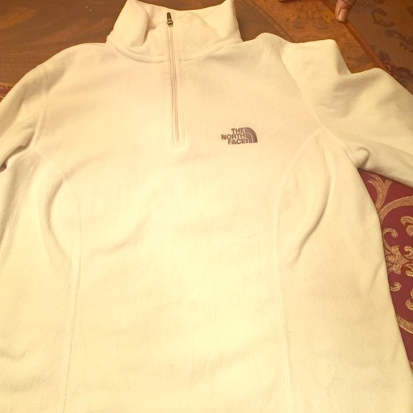 White NorthFace Fleece