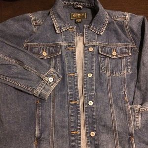 Eddie Bauer Jean jacket. Size 1x.