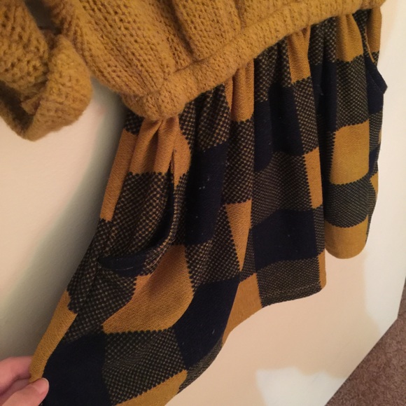 3/4 Sleeve Sweater Dress