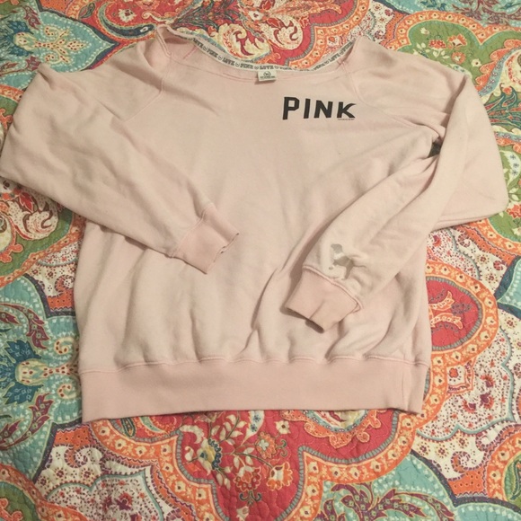 VS PINK Scoop neck Sweatshirt