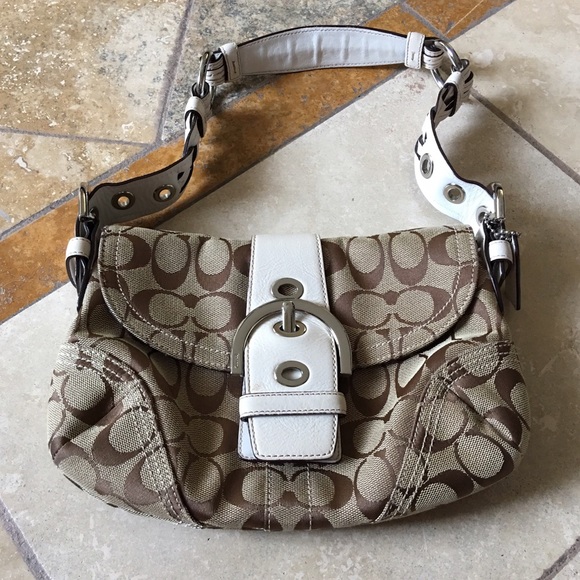 Coach Handbags - Authentic coach canvas shoulder bag