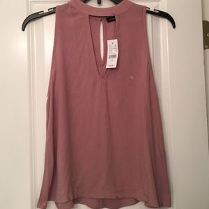Rose/taupe tank top