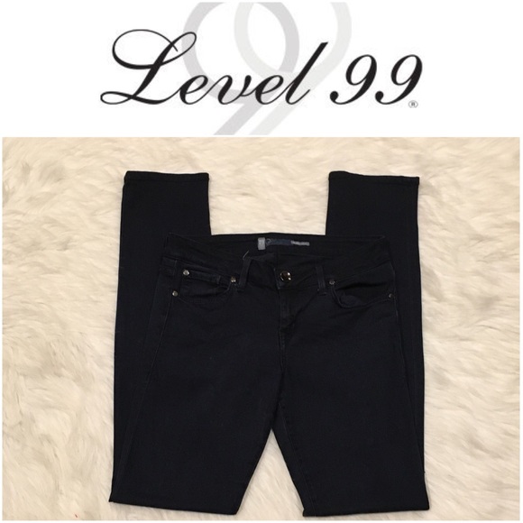 Anthropologie Denim - Level 99 Skinny Straight Indigo Jeans SZ.29
