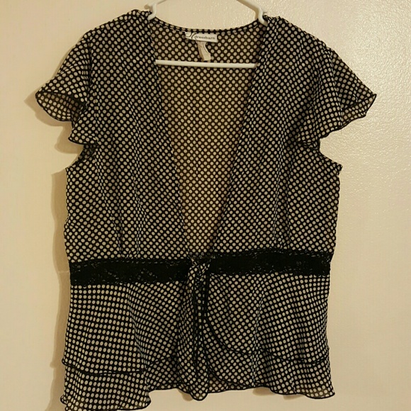 Short sleeve cover up.