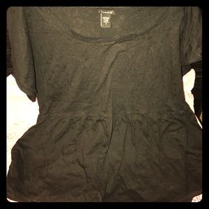 Torrid Black Skelleton Babydoll