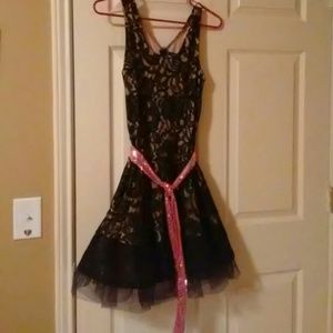 SEXY BLACK DRESS SIZE MED NEW NEVER WORE.