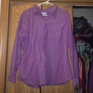 Purple button up