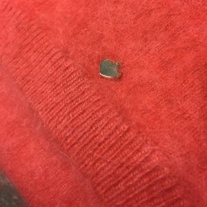 Kate Spade ♠️ short sleeve orange angora sweater