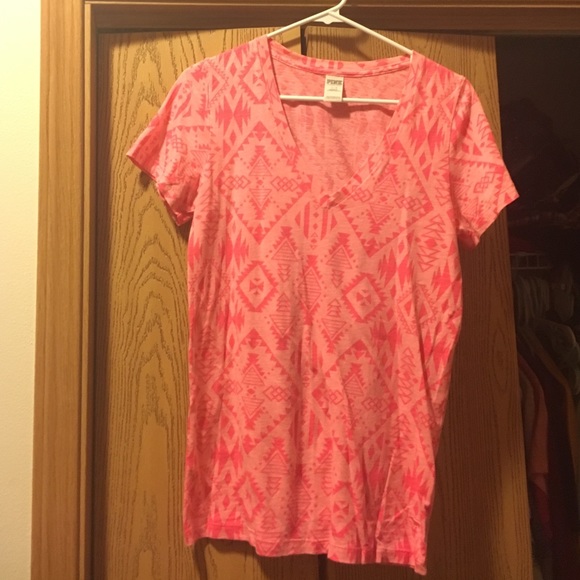 Pink v neck