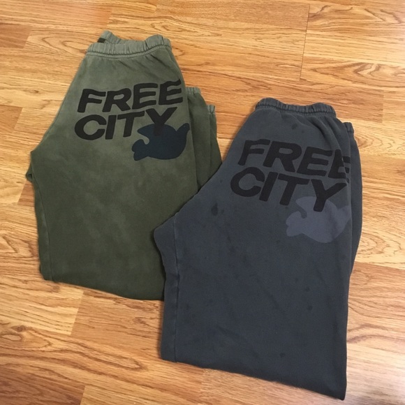 FREE CITY Sweats Size S & M