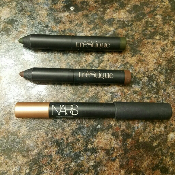 Bundle of shadow crayons - NARS and TreStique