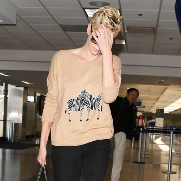 Madewell Hugging Zebra Sweater