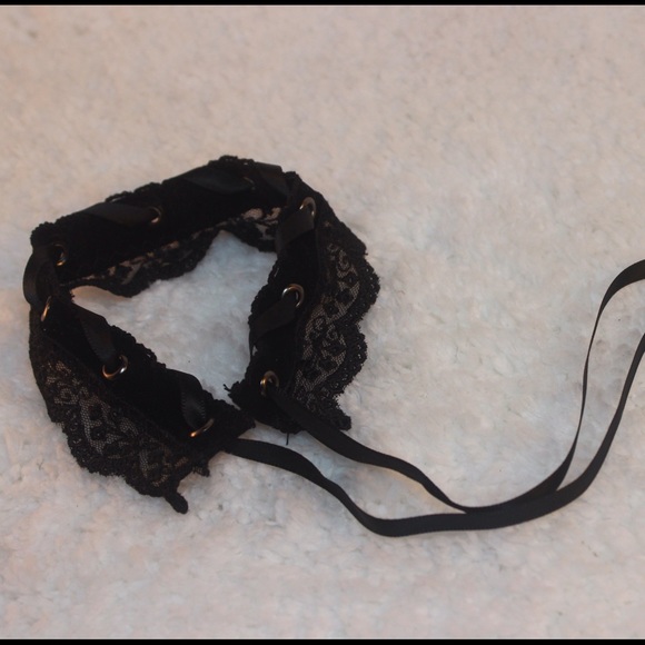 CONSTTANT Handmade Faux Suede+Lace with Ribbon Tie - Picture 4 of 4