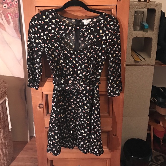 Patterned mini dress - Picture 1 of 3