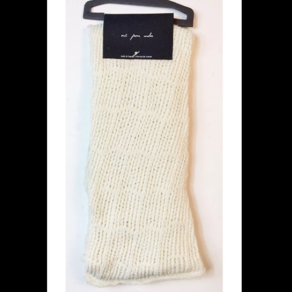 NWT Urban Outfitters Cream Over The Knee Socks - Picture 3 of 4