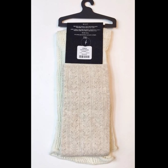 NWT Urban Outfitters Cream Over The Knee Socks - Picture 4 of 4