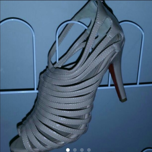 Christian Louboutin beige heels