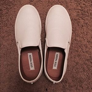 White Steve Madden sneakers