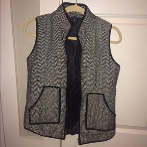 Jcrew look alike herringbone vest