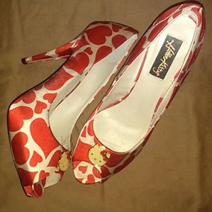 Hello Kitty Peep Toe Heels