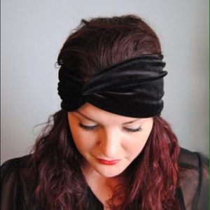 Velvet headband